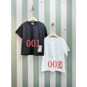 BURBERRY 風親子お揃いTシャツ 上質 キッズ T シャツ ブラック / ホワイト お出かけ 通学バーバリー親子 ペアルック半袖 T シャツ 春夏男女兼用
