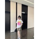 激安シャネルCHANEL親子コーデ 子供大人半袖Tシャツハイブランドコピー服子供ウェア可愛いシャネル親子 ペアルック韓国風