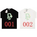 ディオール風 親子tシャツ夏グラフィティ D ロゴ T シャツ ブラック / ホワイト 2 色展開DIOR 風 シャツキッズ男の子 女の子半袖親子 ペアルックお揃い 子ども服