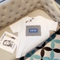 ディオールDior 親子コーデ 子供大人サイズありファミリーお揃いディオールDior ブランド激安Tシャツ 韓国風親子tシャツ夏 綿ディオールレディースメンズ