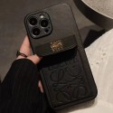 ロエベloewe ギャラクシーs26 s26ultraケースカード入れ革ハイブランド ロエベGalaxy s26ultra ケース背面カード収納セレブ愛用ハイブランドアイフォン18 17 ケース人気