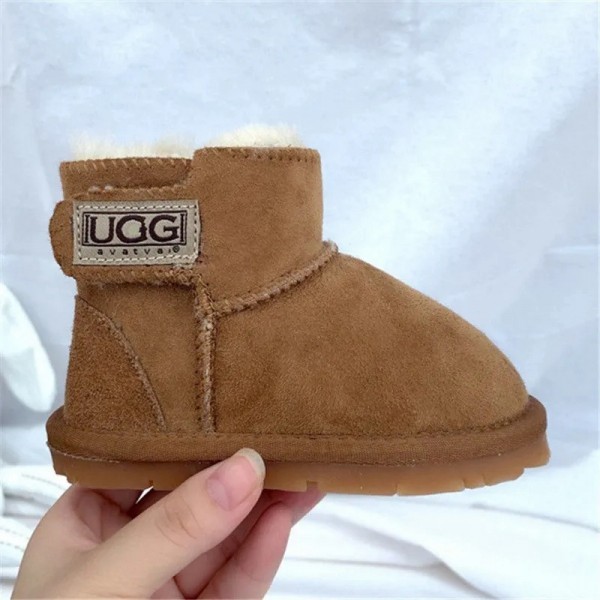 UGG アグ ムートンブーツ子供キッズ 靴 スノーブーツ 男の子 女の子 UGG アグ ムートンブーツ 裏起毛 防寒対策 冬 ベビー シューズ ショートブーツ 幼児 暖かい もこもこ ベビー 靴 ブーツ 可愛い 雪遊び kids 子ども 23-36码