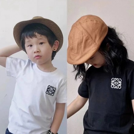 2990円だけロエベ半袖Tシャツ子供キッ...