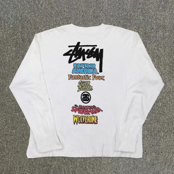ステューシー Stussyパーカー 男の子 ボーイズ ブランドパロディ子ども服保育園 ステューシー小学生 裏起毛 防寒 フードなし キッズアウターアウトレット 子供服 パーカー 無地秋冬服 シンプル 通園 通学 小学生 パーカー