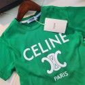 ハイブランド韓国風セリーヌ半袖 Tシャツキッズ 激安 ブランド子ども服パロディ夏春秋ボーイズ ガールズ ユニセックスジュニア こども服トップス キッズベビー服セリーヌ
