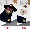 ケンゾーKENZO目を引くデザインの子供用ボーイズショートスリーブ T シャツと半ズボンセットプリント半袖Tシャツ 子供服 KENZO 子供用ボーイズ ショートスリーブ T シャツと半ズボンセット通園 通学 小学生 