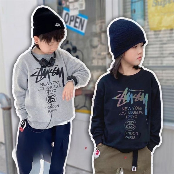 ステューシー子供用ロングスリーブウエストパーカーですスタッシー子供用ボーイズロングスリーブスタッシー 子供用子供 子ども キッズ ベビートップス ブランドコピー服,激安スタッシー 子供用ボーイズ ロングスリーブウエストパーカー