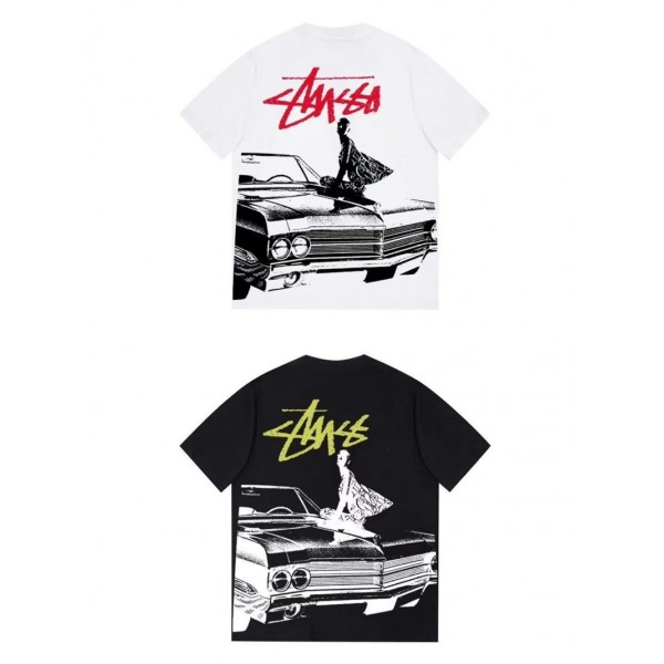 ステューシースタッシー 男の子用 T シャツ「スケートボードスタイル」 - アクティブなデザイン キッズ セットアップ 男の子Stussy ステューシーキッズ tシャツ個性的