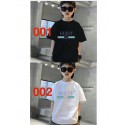 グッチキッズ tシャツキッズファッション T シャツ 定番ロゴとモダンなアレンジキッズ T シャツグッチロゴプリント、多彩なバー柄、白黒両色GUCCI 子供服グッチ個性的なロゴプリント T シャツ