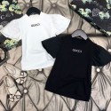 グッチ子供服GUCCI 女の子向け夏服セット バブル袖 & ボンボンスカート プリンセス風デザイングッチGUCCI ファッションセット バブル袖 T シャツとボンボンスカート - 欧米の流行を身にまとうグッチ定番ロゴ入り T シャツ
