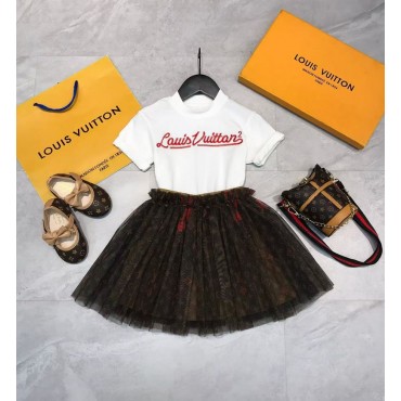 ルイヴィトン女児向け 夏の 2 ピースセ...