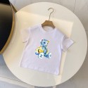 LV 子供服ボーイズ ガールズ ユニセックスジュニア こども服トップス キッズベビー服ルイヴィトン男の子 女の子 男児 女児Tシャツユニセックスブランドコピー服子供服 ベビー服ルイヴィトン多彩なクマ柄 T シャツ