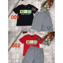 ルイヴィトン子供服 上下セット tシャツ ショーツ 2点キッズ服【LV】キッズ トレンディな 2 ピースセット T シャツとショートパンツT シャツとショートパンツセットルイヴィトンハイファッション快適な素材