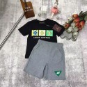 ルイヴィトン子供服 上下セット tシャツ ショーツ 2点キッズ服【LV】キッズ トレンディな 2 ピースセット T シャツとショートパンツT シャツとショートパンツセットルイヴィトンハイファッション快適な素材