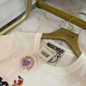 MOSCHINO 子供服T シャツとショートパンツセットハイファッション快適な素材MOSCHINO モスキーノキッズ夏服セットモスキーノキッズ衣装 ブラック T シャツとショート キャラクター柄