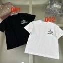 プラダキッズ夏服 T シャツ ブランドロゴが目を惹く ブラックとホワイトPRADA プラダブランド柄 T シャツ夏のファッションブランドロゴ、ブラックとホワイトプラダPRADA 男女児向け 夏