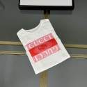 グッチボーイズ ガールズ ユニセックスジュニア こども服トップス キッズベビー服プリント半袖GUCCITシャツ 子供服グッチ キッズ ベビー トップスブランドコピー服子供服 ベビー服
