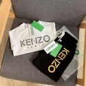 【KENZO】キッズ専用 夏のセットアップ T シャツ & ショート ホワイト & ブラック コーディネートケンゾー 子供服ロゴ入り おしゃれな 2 点セット男女児用夏服ケンゾー