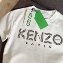 【KENZO】キッズ専用 夏のセットアップ T シャツ & ショート ホワイト & ブラック コーディネートケンゾー 子供服ロゴ入り おしゃれな 2 点セット男女児用夏服ケンゾー