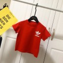 アディダスキッズ tシャツ子供服Adidas キッズ用 夏のファッション T シャツ トレフォームロゴ ハイクオリティアディダスキッズ夏ファッションハイブランド男の子 女の子