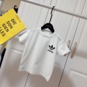 アディダスキッズ tシャツ子供服Adidas キッズ用 夏のファッション T シャツ トレフォームロゴ ハイクオリティアディダスキッズ夏ファッションハイブランド男の子 女の子
