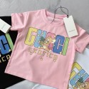 GUCCI キッズ用 グッチ夏の T シャツ カラフルなトム & ジェリー柄 3 色選択 ハイクオリティグッチ子供服T シャツ通気性素材GUCCI キッズ衣装
