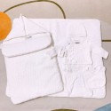 ディオールベビー 3 点セット 白素材 テクスチャデザイン 肌やさしい 祝儀用Dior 新生児用 クリーンホワイトセット 立体テクスチャ ブランドロゴ刺繍ディオールベビープレゼントブランド品質