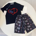 ディオールキッズ セット ハートロゴ モノグラムパンツ 可愛らしいデザインDiorキッズ 2 点ディオール3 カラーデ子供服人気ハイブランド