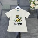 ケンゾーキッズ 2 点セット KENZO 子供服 タイガー柄セット ベージュネイビー クールカジュアル通気性、アウトドア人気KENZO トレンド T シャツ シンプルショート 日常着用