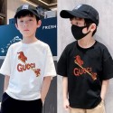 グッチ キッズ T シャツ タイガー × スネーク カッコよすぎる 2 色展開グッチGucci子供服 90cm-160cmグッチ 半袖夏
