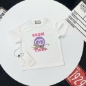  グッチ激安 ブランド子ども服パロディ夏春秋ボーイズ ガールズ ユニセックスジュニア こども服男の子 女の子グッチ 男児 女児TシャツユニセックスプリントGUCCI半袖Tシャツ 子供服 キッズ ベビー トップス