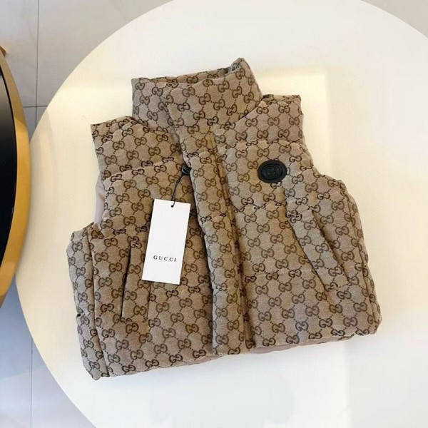 グッチ 子供服gucci 秋冬 子供キッズ服 ベストブランド子供服ウェア激安コピーベストコート グッチ超安い偽物ブランド子供洋服韓国風子供服GUCCI子供用冬服
