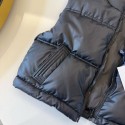 激安モンクレールMONCLER 子供ダウンベスト子供服秋冬超安い偽物モンクレールキッズ 男児 女児服MONCLERキッズ高品質冬服子供用ブラック防寒モンクレール キッズ ダウンベスト