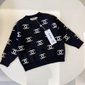 シャネル 子供服CHANELキッズ 秋冬用ニットカージュ ロゴデザイン 韓国風スタイルシャネル キッズ服大人気シャネルニットセーター超安い偽物ブランド子供洋chanel