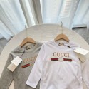 激安グッチ子供服 キッズ ロングスリーブ T シャツgucci キッズブランドロゴ カジュアルスタイルグッチGUCCI可愛ら子供服高品質日常着韓国風