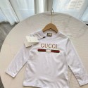 激安グッチ子供服 キッズ ロングスリーブ T シャツgucci キッズブランドロゴ カジュアルスタイルグッチGUCCI可愛ら子供服高品質日常着韓国風