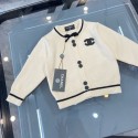 シャネルCHANEL子供服可愛い女の子ニットセーターシャネル風キッズカーディガンCHANEL子供洋服韓国風シャネルハイブランド秋冬