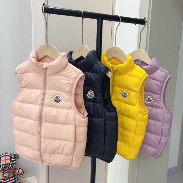 モンクレールキッズダウンベスト軽量保温MONCLER子供服ダウンベスト ブランド風 秋冬用可愛らしい激安男の子女の子モンクレール100-170cm