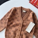 新作子供服 グッチ風 GUCCIキッズ モノグラム ニットトップス秋冬グッチニットセーター激安子供洋服韓国風gucci男の子 女の子 