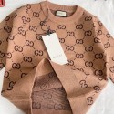 新作子供服 グッチ風 GUCCIキッズ モノグラム ニットトップス秋冬グッチニットセーター激安子供洋服韓国風gucci男の子 女の子 