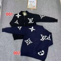  ルイヴィトン大人服LV  風ニットカーディガン カップル用秋冬 男女兼用2025 トレンドルイヴィトンLV ルイヴィトン超安い偽物ブランド洋服韓国風