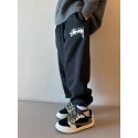 ハイブランド流行りStussy ステューシー子供服キッズ服 ベストブランド子供服ウェア激安秋冬ステューシーキッズ男の子韓国風ステューシー風 キッズ スウェットパンツ