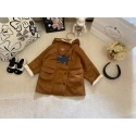 PRADA子供服プラダ キッズ フード付き コート兄妹服プラダ秋冬子供キッズ服ウェア激安プラダ子供服ハイブランド韓国風男の子女の子