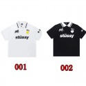 Stussy服  ステューシー ユニセックス ポロシャツステューシー ストリート ポロシャツペアルックtシャツStussy大人服激安流行り韓国風