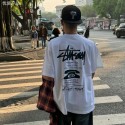 激安ステューシー 子供T シャツ韓国風ブランドStussyステューシー子供服短袖tシャツ流行り韓国風日常着