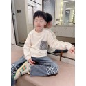 ロエベ子供ニットセーター韓国風ロエベloewe 子供服秋冬 子供キッズ服 ベストブランド子供服ウェア激安ロエベコピーベストコート超安い