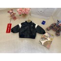 プラダ子供服男の子韓国風プラダprada キッズ カジュアル カラーブロック ボンバージャケットおしゃれ ハイブランドプラダボーイズ ガールズ ユニセックスジュニア こども服