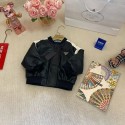 プラダ子供服男の子韓国風プラダprada キッズ カジュアル カラーブロック ボンバージャケットおしゃれ ハイブランドプラダボーイズ ガールズ ユニセックスジュニア こども服