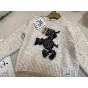 キッズ ロエベ風 ニットセーター高級感 ...