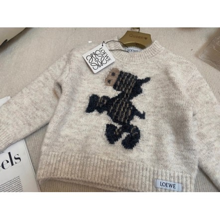 キッズ ロエベ風 ニットセーター高級感 ...